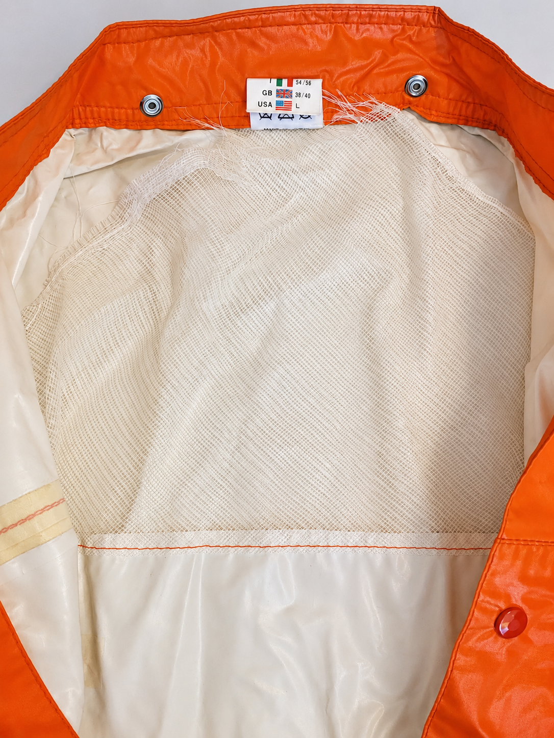 Real Vintage adidas Regenjacke 70er 80er Orange Trefoil Windbreaker Jacke Retro