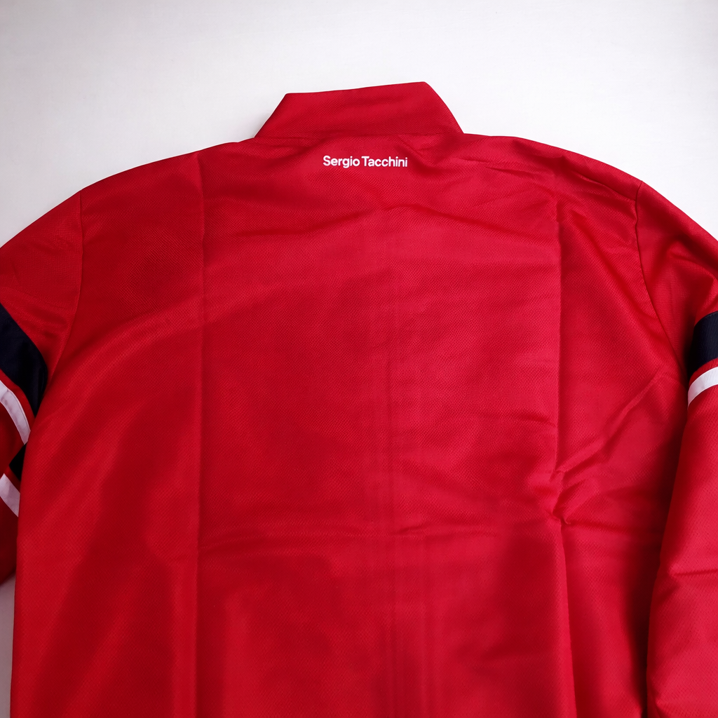 Sergio Tacchini Jacke XL Rot Trainingsjacke Track Jacket Sport NEU mit Etikett