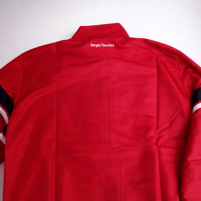 Sergio Tacchini Jacke XL Rot Trainingsjacke Track Jacket Sport NEU mit Etikett