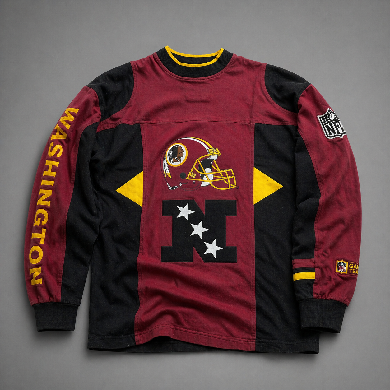 Vintage NFL Washington Redskins Sweatshirt 90er Neu mit Etikett Campri Teamline