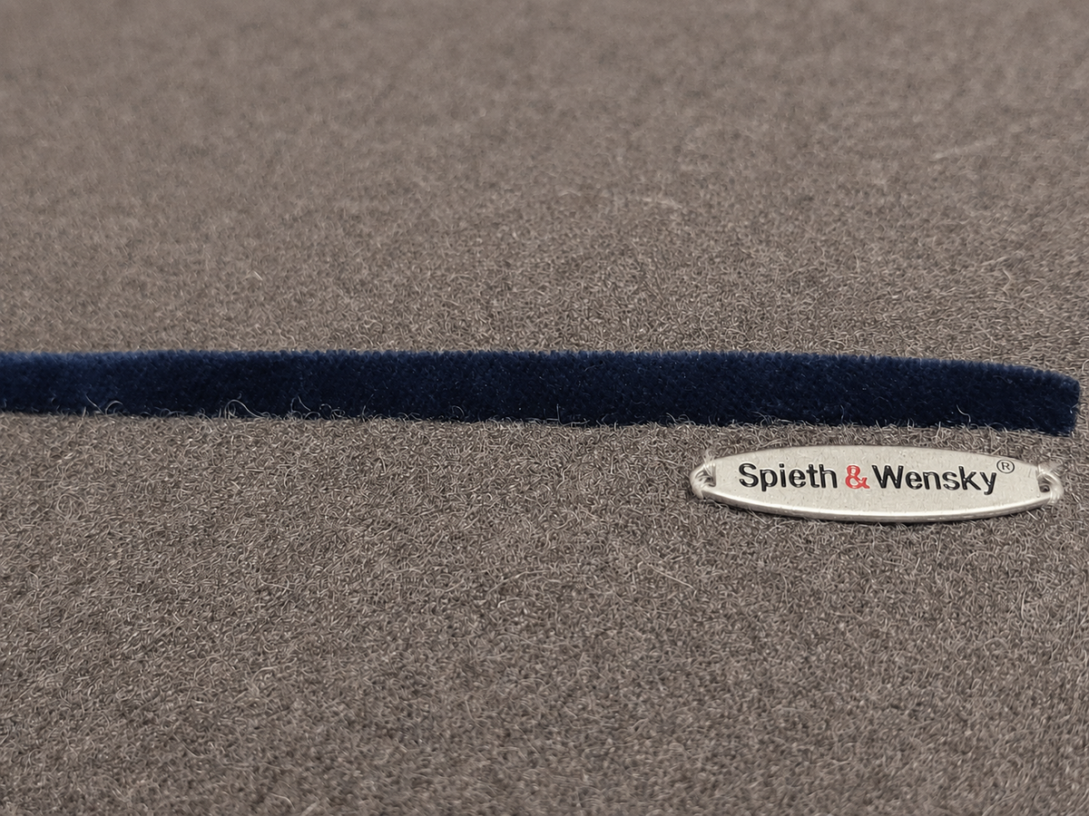 Spieth & Wensky Trachtenweste Herren Gr. 54 Graubraun Wolle Samt Tracht