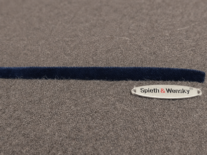 Spieth & Wensky Trachtenweste Herren Gr. 54 Graubraun Wolle Samt Tracht