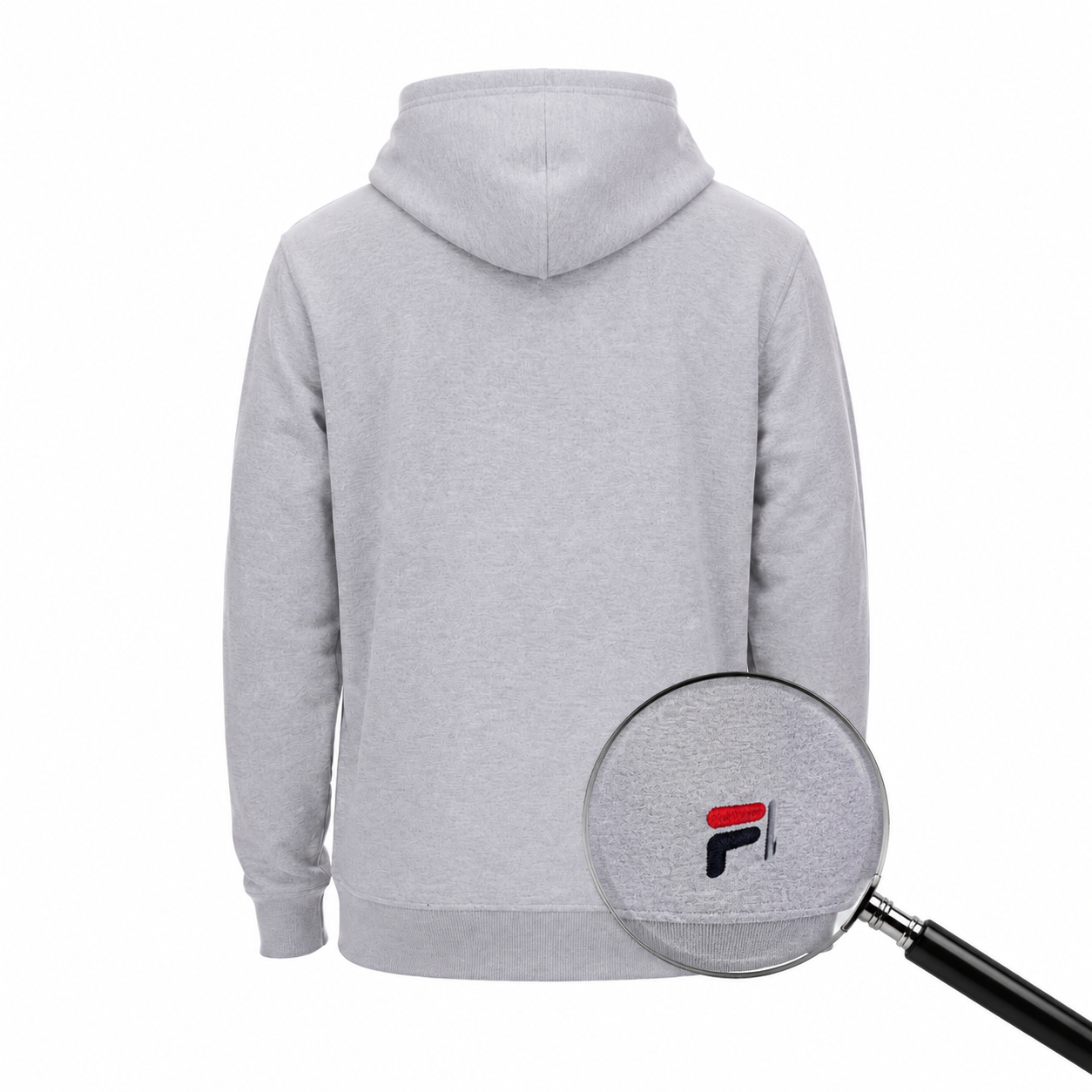 FILA Barumini Hoodie Grau Kapuzenpullover Sweatshirt Pullover mit Logo Neu mit Etikett