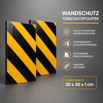 EAL Garage Wandschutz 2er Set Säulen Pfosten Türschutzpolster Prallschutz Auto