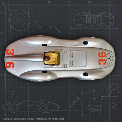 Carrera Exclusiv Mercedes W125 Stromlinie Avus 1937 Slotcar Rennwagen