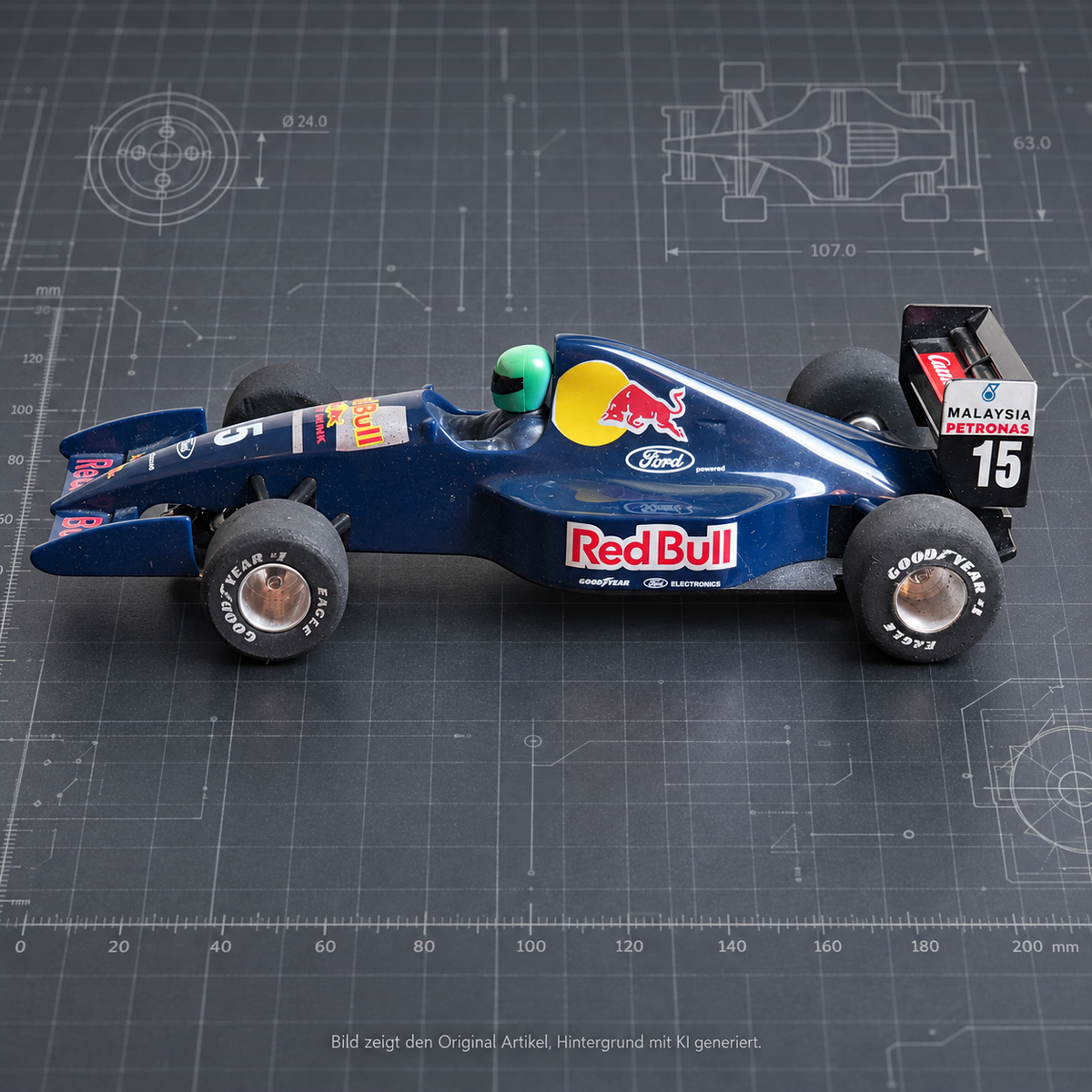 Carrera Exclusiv Sauber C14 Red Bull Nr. 15 – 1:24 – Slotcar 20412 – 1996