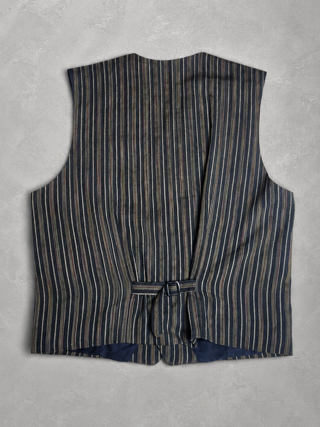 CINQUE Real Vintage Herrenweste Nadelstreifen 90er Jahre Schurwolle Leinen Made in Italy
