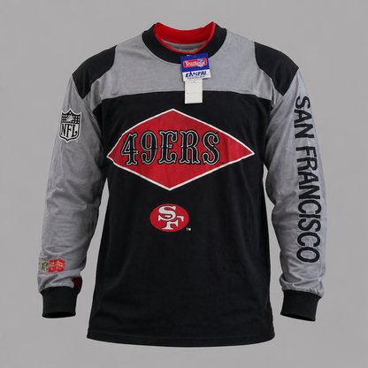 NFL San Francisco 49ers Longsleeve Shirt Campri Teamline Neu mit Etikett Vintage