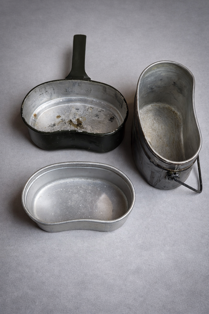 Vintage Bundeswehr Feldgeschirr 70er Jahre – Original Militär Kochgeschirr Set