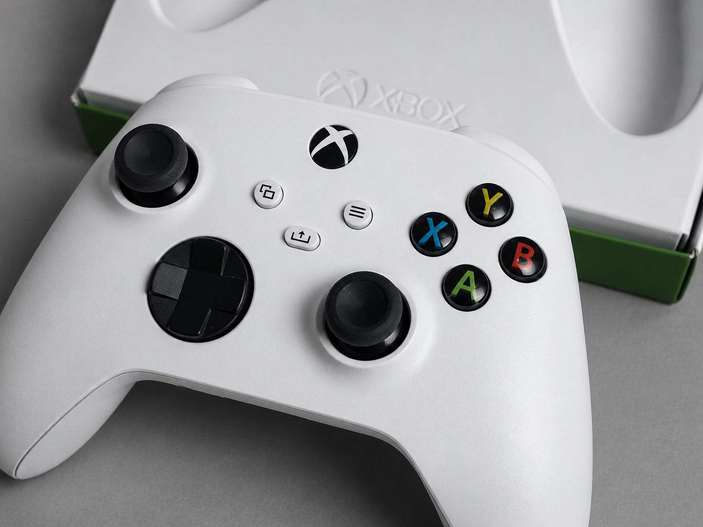 Microsoft Xbox Wireless Controller QAS-00009 Robot White X/S Neu OVP PC Xbox