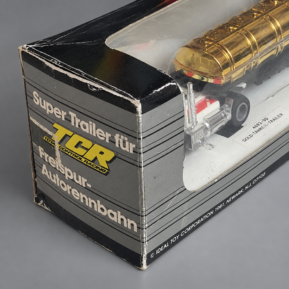 TCR Racing Rig Gold Tanker Super-Trailer Slotcar 4683-9D ARXON Ideal 1981 OVP