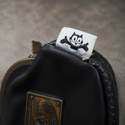 Felix The Cat Geldbörse Vintage 1989 Retro Börse Portemonnaie Geldbeutel Schwarz
