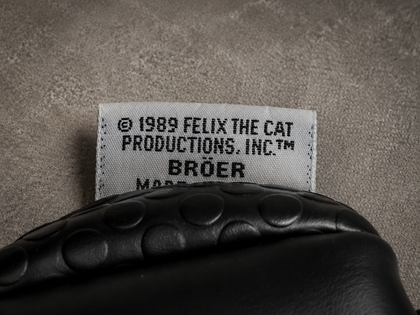 Felix The Cat Geldbörse Vintage 1989 Retro Börse Portemonnaie Geldbeutel Schwarz