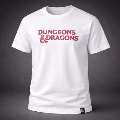 RE:COVERED x Dungeons & Dragons Unisex T-Shirt – Baumwolle, Rundhals, Print