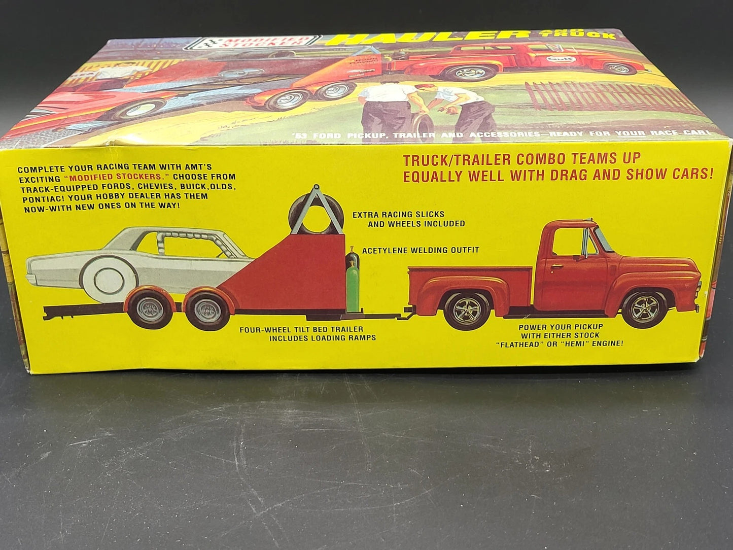 Modified Stocker Hauler and Truck Modellbausatz Ungebaut `53 Ford Pickup Neu OVP Vintage