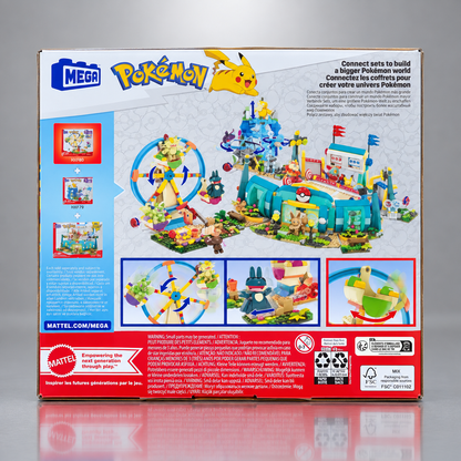 MEGA Pokémon Ferris Wheel Fun HXF80 393 Teile Neu OVP Mattel Bauset