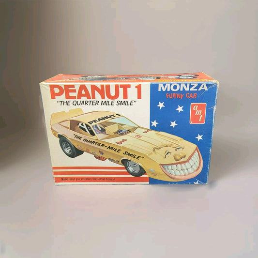 AMT Peanut 1 Monza Funny Car 1:25 Modellbausatz – Originalkarton, Vintage 1978
