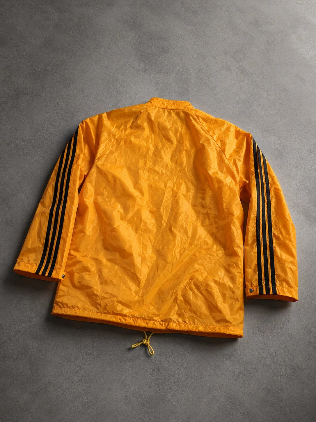 Real Vintage adidas Windbreaker Jacke 70er / 80er Jahre Oldschool Gelb Jacket