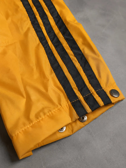 Real Vintage adidas Windbreaker Jacke 70er / 80er Jahre Oldschool Gelb Jacket