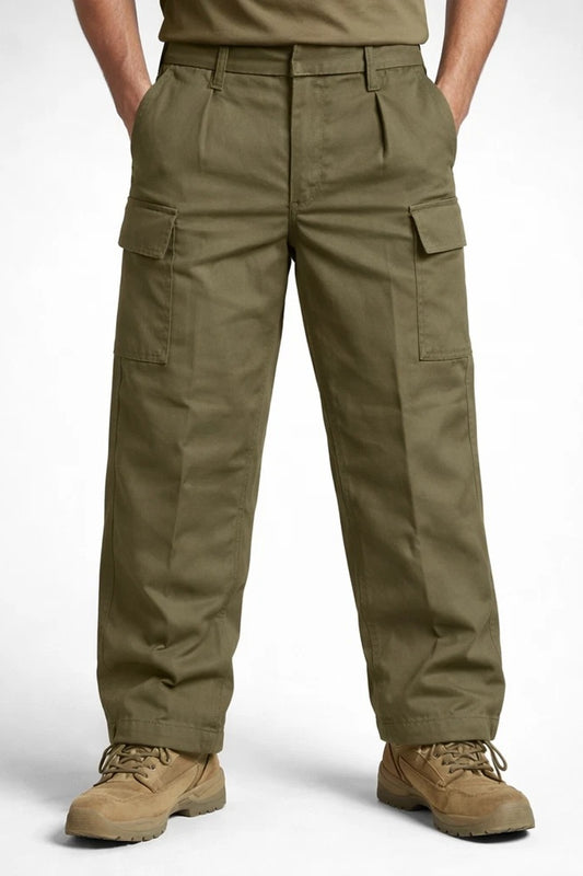 Original Bundeswehr Feldhose oliv – Neuware, Gr. 6, Herstellungsjahr 1991, Feuchter