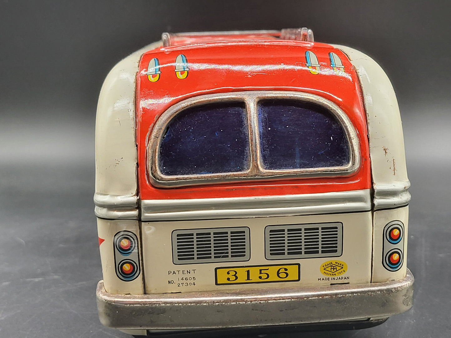 Vintage TM Masudaya Sound Bus – Japanisches Blechspielzeug aus den 60er Jahren