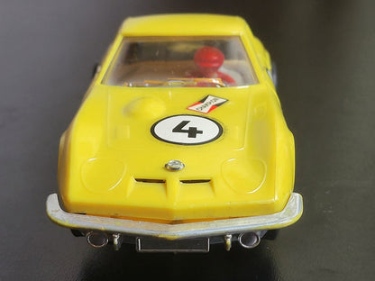GAMA Opel GT Slotcar 1:32 Rennbahn Auto Vintage Startnummer 4