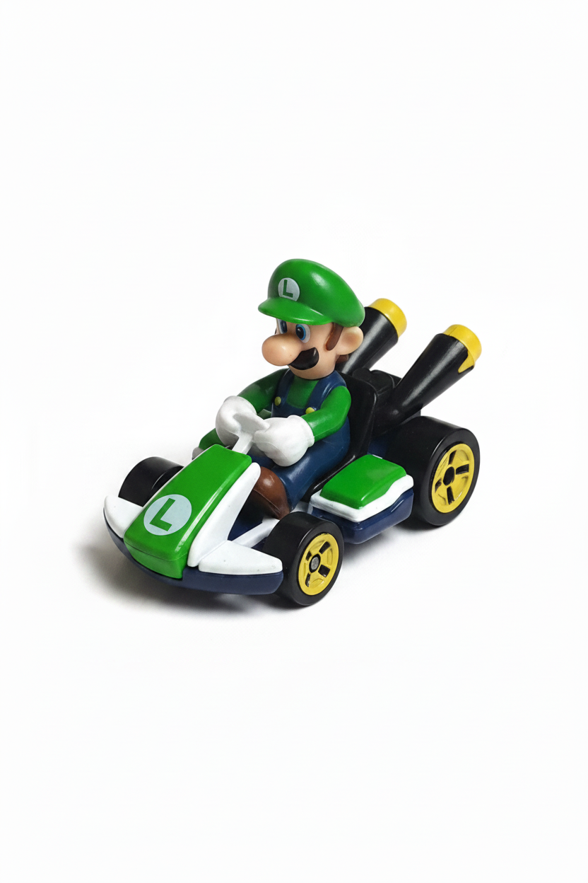 Hot Wheels Mario Kart Luigi Kart