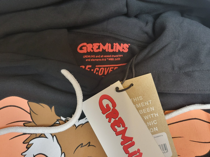 Gremlins Herren Kapuzen-Pullover Gremlins-Motiv Baumwoll-Hoodie RE:COVERED X