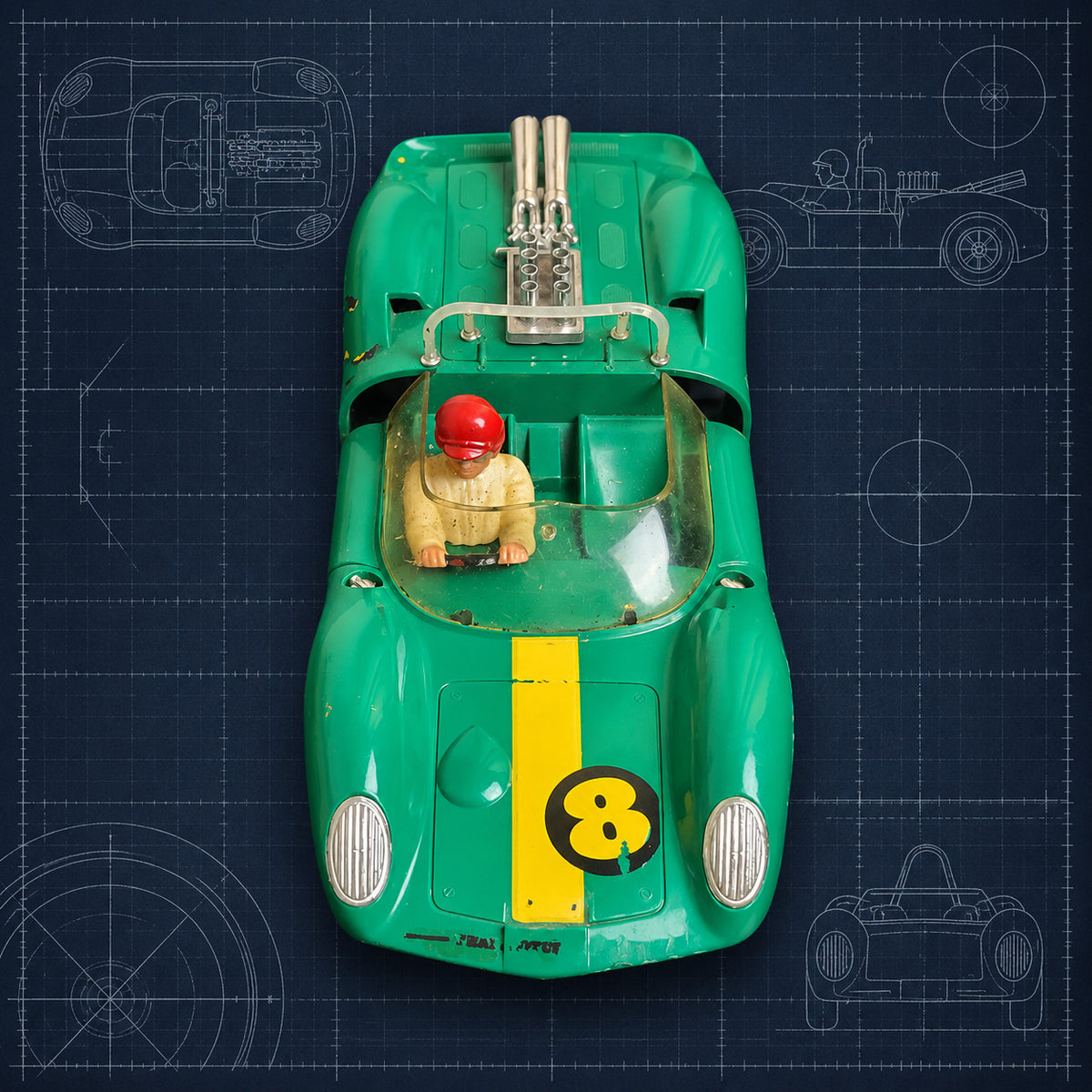 Fleischmann Auto Rally 3210 Ford Lotus 40 Nr. 8 – Slotcar 1:32