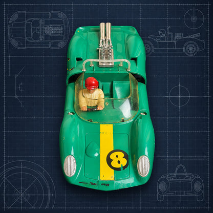 Fleischmann Auto Rally 3210 Ford Lotus 40 Nr. 8 – Slotcar 1:32