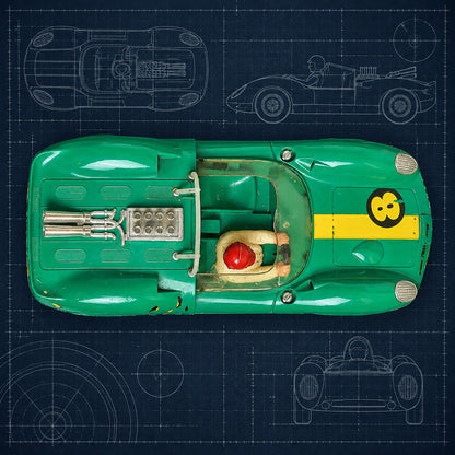 Fleischmann Auto Rally 3210 Ford Lotus 40 Nr. 8 – Slotcar 1:32