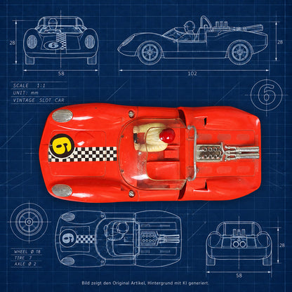 Fleischmann Auto Rallye 3210 Lotus Ford 40 Nr. 6 – Slotcar 1:32
