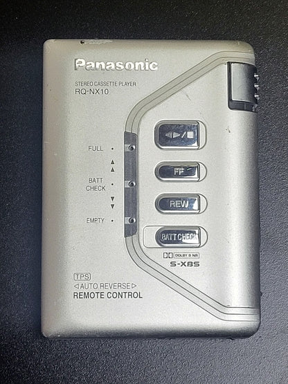 Panasonic RQ-NX10 Walkman – Auto-Reverse Kassette Vintage 80er 90er Jahre