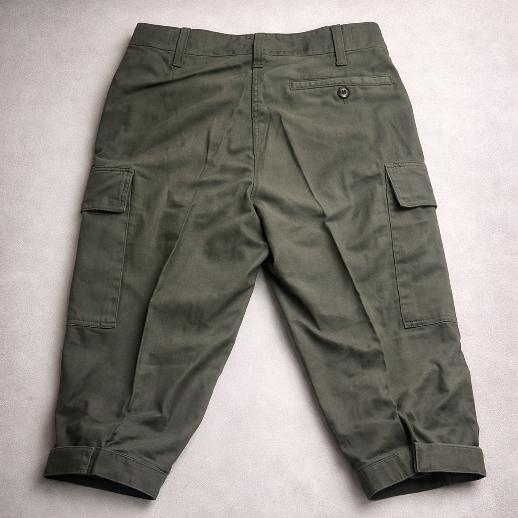NEUWARE ORIGINAL 1992 BUNDESWEHR KNIEBUNDHOSE MOLESKIN 3/4 BW FELDHOSE Gr. 1 Jägerhose