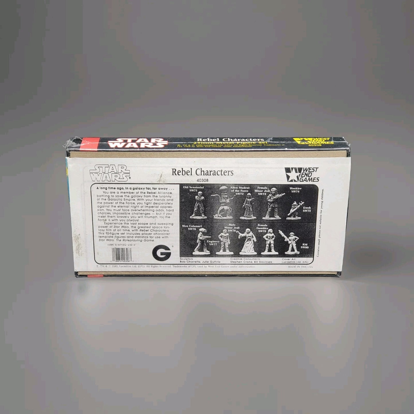 West End Games Star Wars 1981 Rebellen Figuren Neu OVP Verschweißt Grenadier